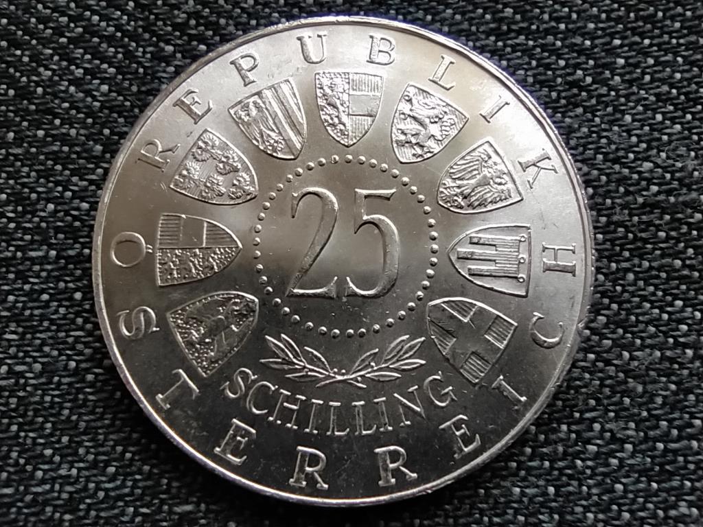 Ausztria Anton Bruckner .800 ez&uuml;st 25 Schilling