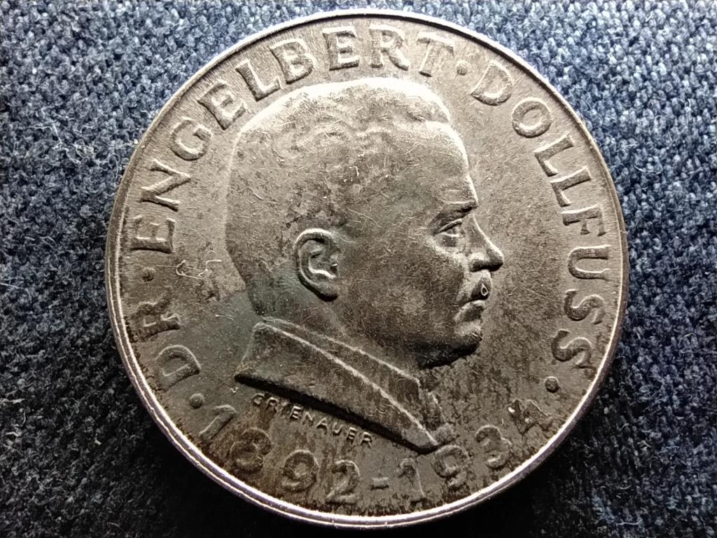 Ausztria Engelbert Dollfuss hal&aacute;l&aacute;nak &eacute;vfordul&oacute;ja .640 ez&uuml;st 2 Schilling