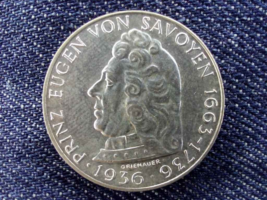 Ausztria Savoyen Eugen herceg hal&aacute;la 200. &eacute;vfordul&oacute;ja .640 ez&uuml;st 2 Schilling