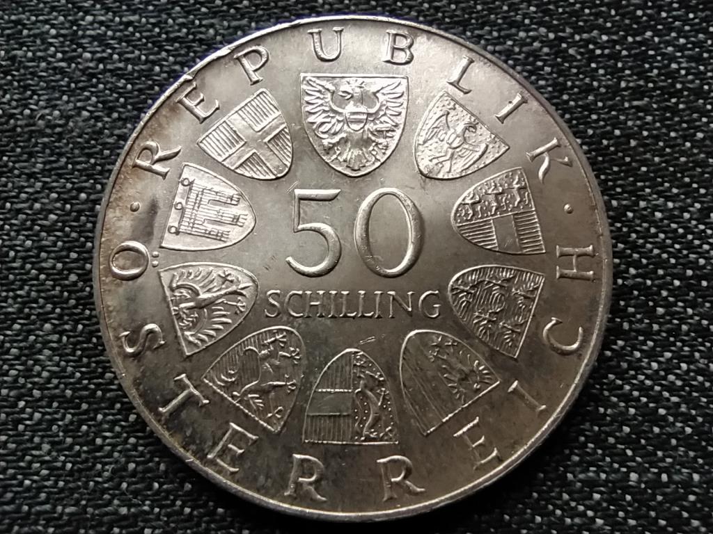 Ausztria A Bummerl H&aacute;z 500. &eacute;vfordul&oacute;ja .900 ez&uuml;st 50 Schilling