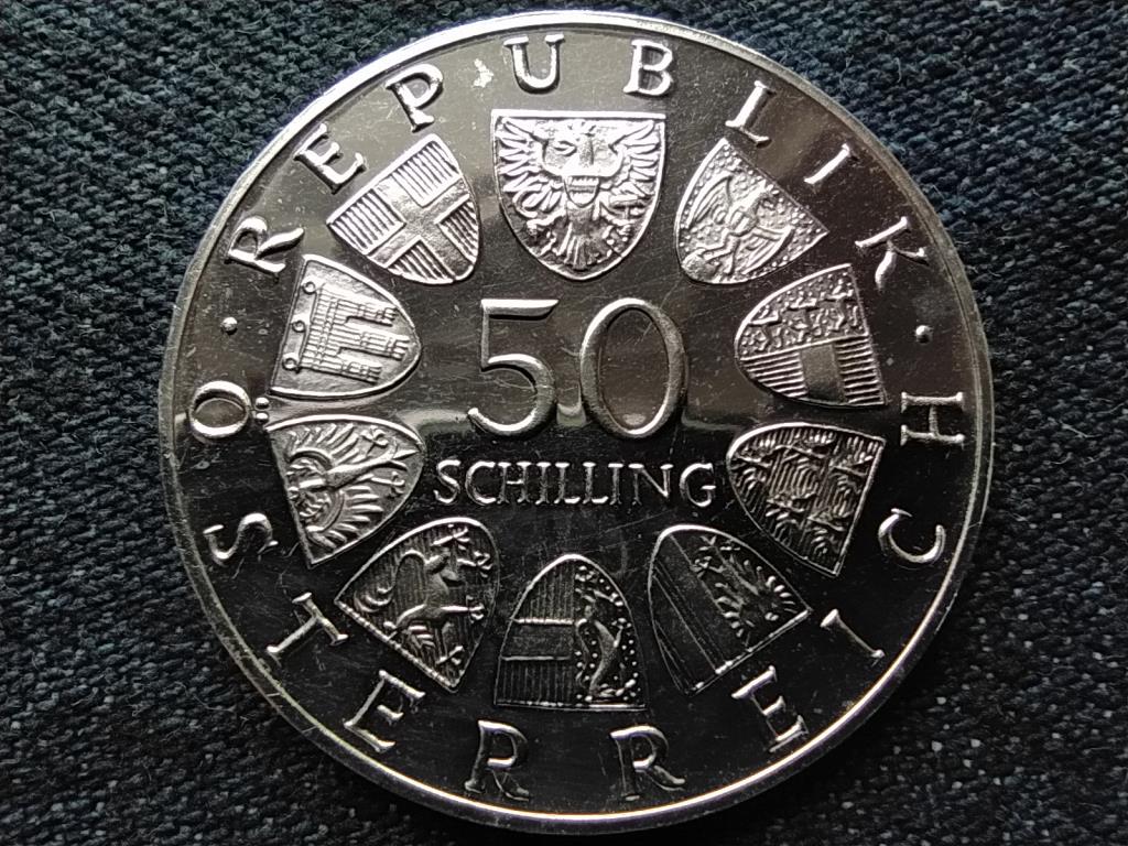 Ausztria A Nemzeti Bank 150. &eacute;vfordul&oacute;ja .900 ez&uuml;st 50 Schilling
