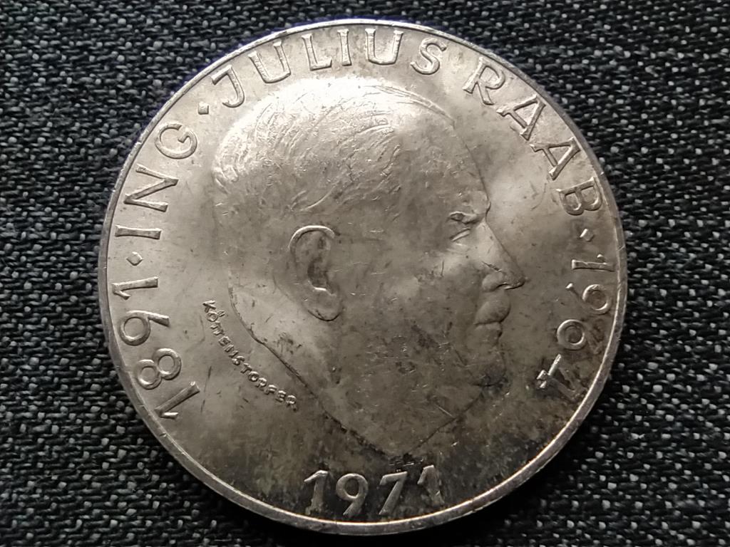 Ausztria Julius Raab sz&uuml;let&eacute;se 80. &eacute;vfordul&oacute;ja .900 ez&uuml;st 50 Schilling