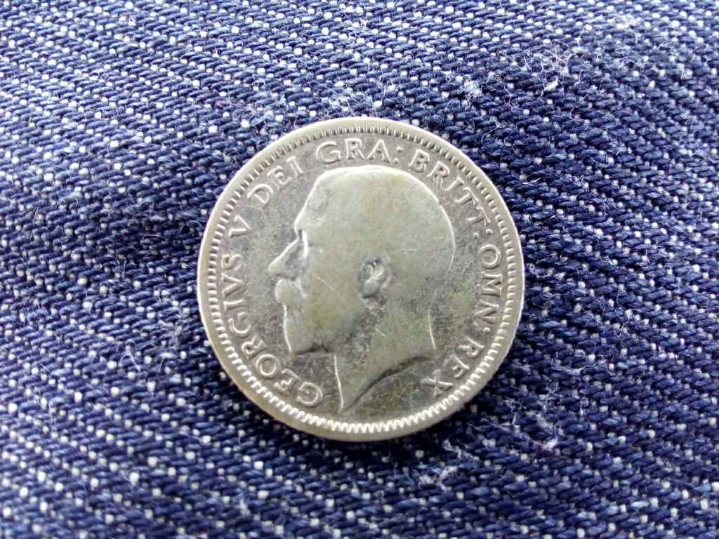 Anglia V. Gy&ouml;rgy (1910-1936) .500 ez&uuml;st 6 Penny