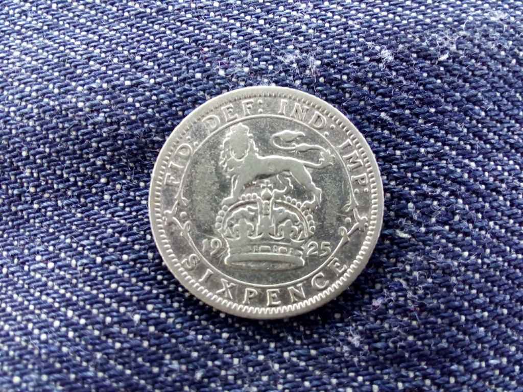Anglia V. Gy&ouml;rgy (1910-1936) .500 ez&uuml;st 6 Penny