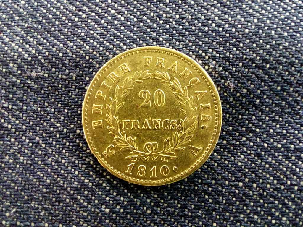 Franciaorsz&aacute;g I. Nap&oacute;leon (1804-1815) .900 arany 20 frank 6.45161g