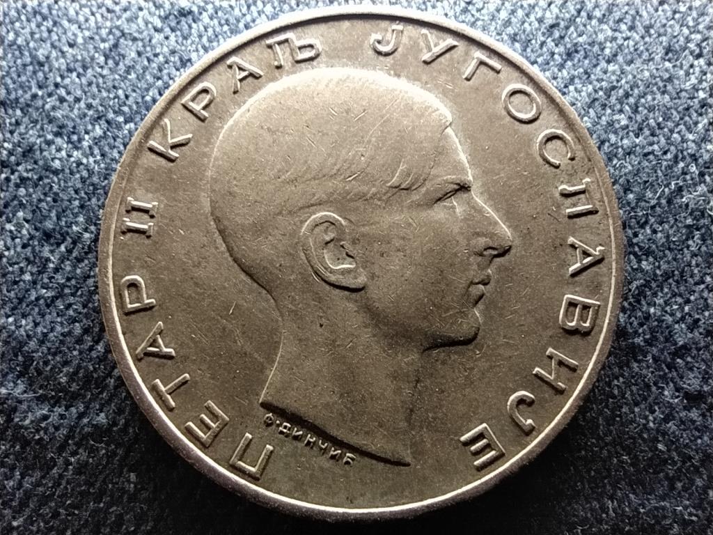 Jugoszl&aacute;via II. P&eacute;ter (1934-1945) .750 ez&uuml;st 50 D&iacute;n&aacute;r