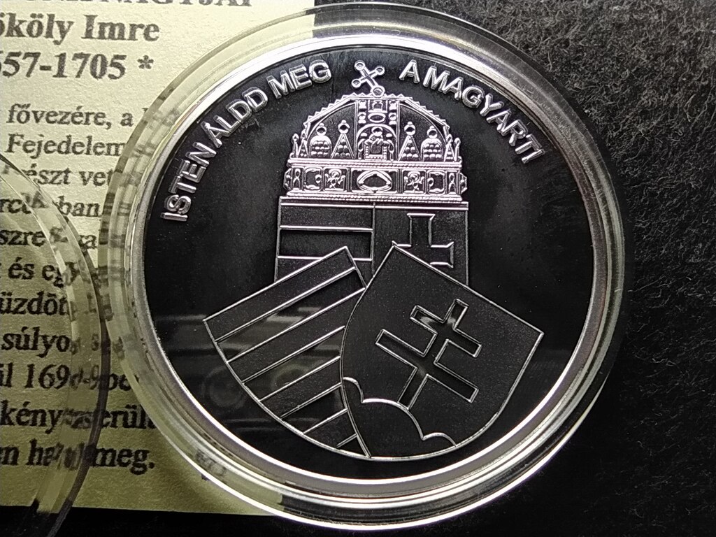 Nemzet&uuml;nk nagyjai Th&ouml;k&ouml;ly Imre .999 ez&uuml;st