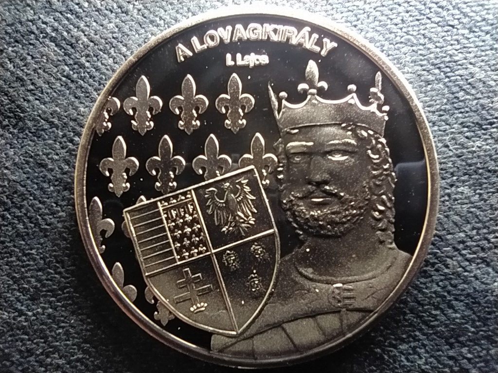 Nemzet&uuml;nk nagyjai I. Lajos .999 ez&uuml;st