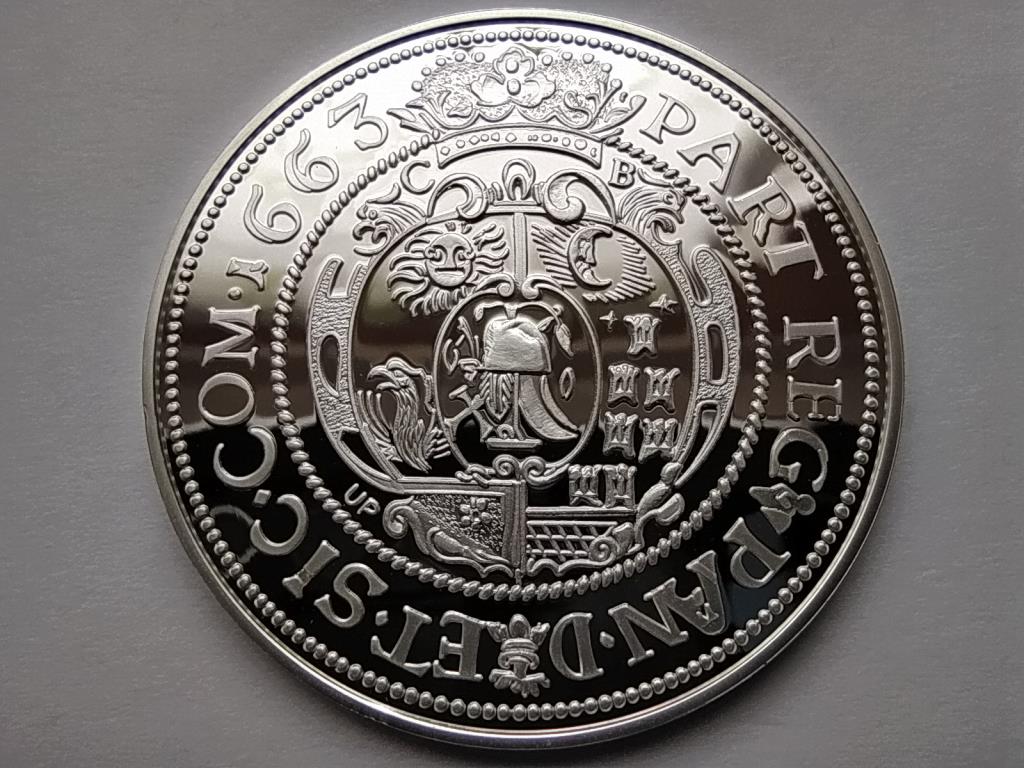 Magyar tall&eacute;rok ut&aacute;nveretben Apafi Mih&aacute;ly tall&eacute;rja 1663 .999 ez&uuml;st