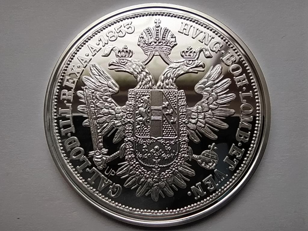 Magyar tall&eacute;rok ut&aacute;nveretben Ferenc J&oacute;zsef ifj&uacute;kori tall&eacute;rja 1853 .999 ez&uuml;st