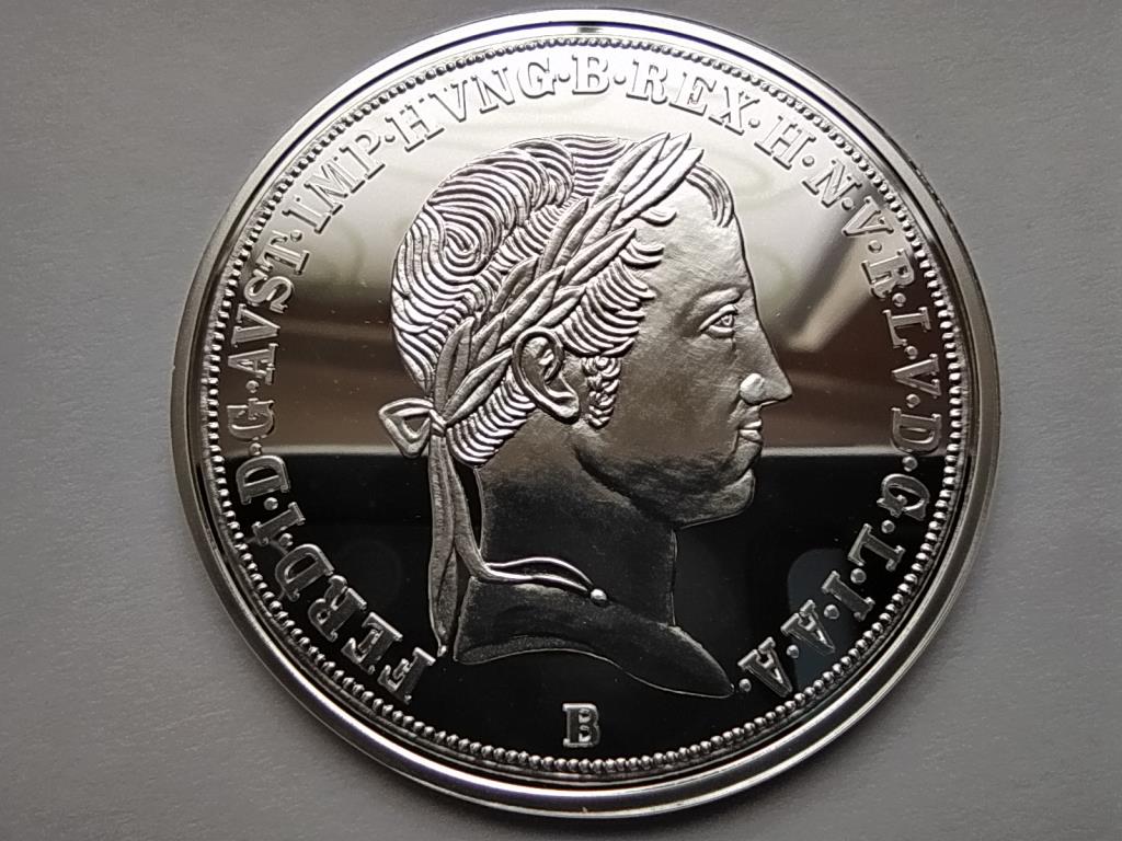 Magyar tall&eacute;rok ut&aacute;nveretben V. Ferdin&aacute;nd tall&eacute;rja 1837 .999 ez&uuml;st