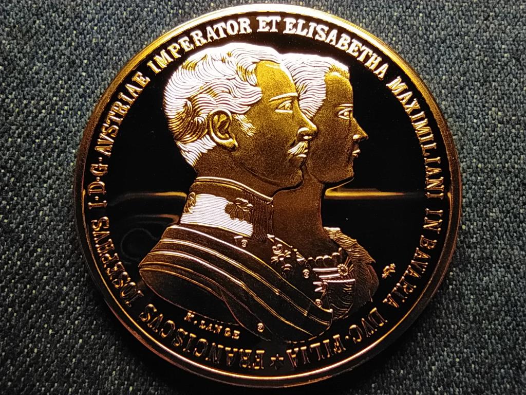 Magyar arany&oacute;ri&aacute;sok Ferenc J&oacute;zsef &eacute;s Erzs&eacute;bet h&aacute;zass&aacute;gi &eacute;rme 1854