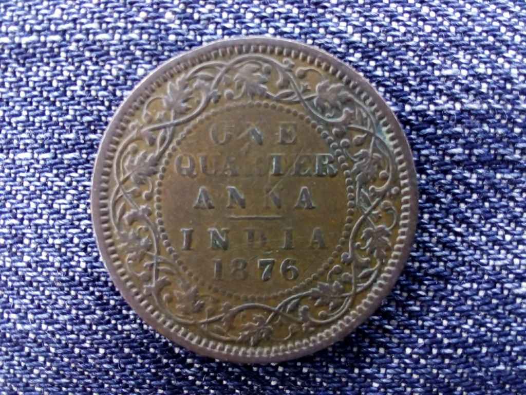 India Vikt&oacute;ria (1837-1901) 1/4 Anna