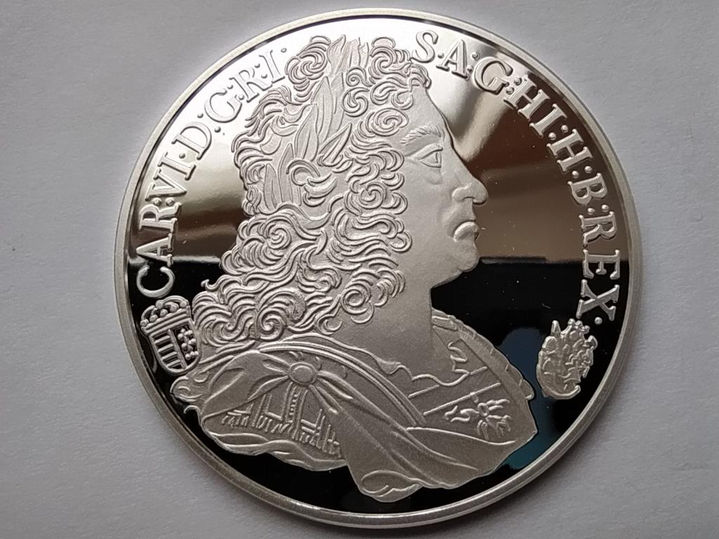 Magyar tall&eacute;rok ut&aacute;nveretben III. K&aacute;roly 1733 .999 ez&uuml;st