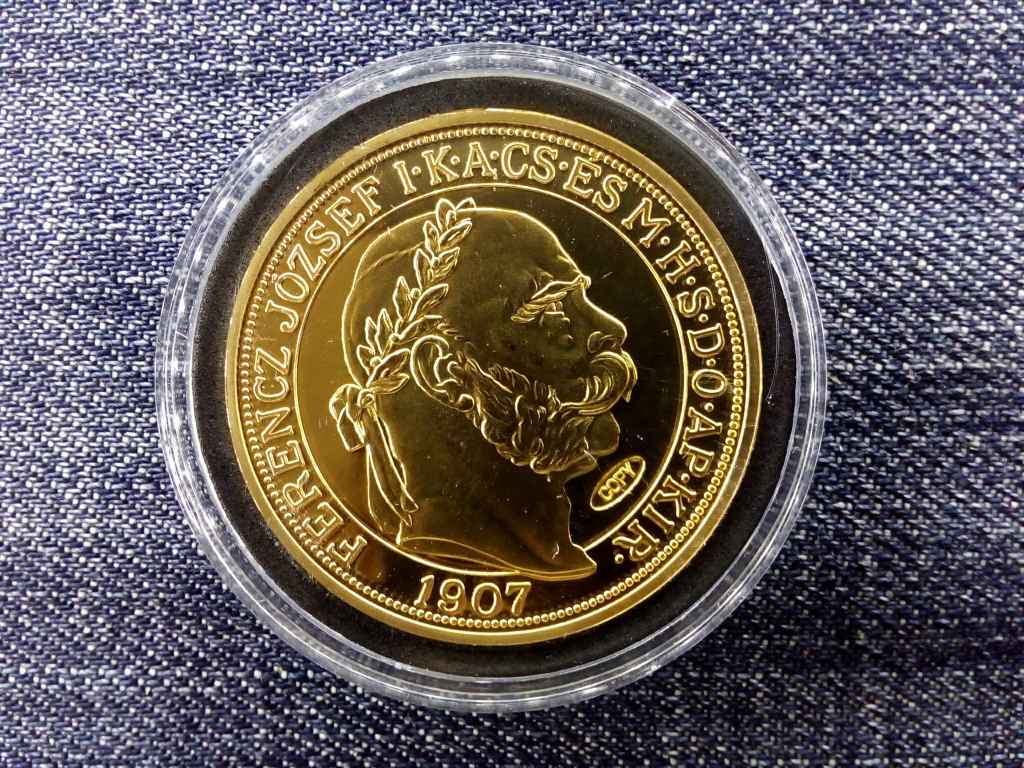 Osztr&aacute;k-Magyar Monarchia p&eacute;nzei ut&aacute;nveretben 100 korona, 1907