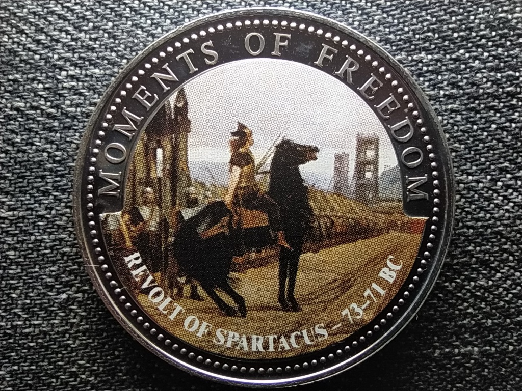 Lib&eacute;ria A szabads&aacute;g pillanatai Spartacus l&aacute;zad&aacute;sa Kr.e. 73-71 10 Doll&aacute;r