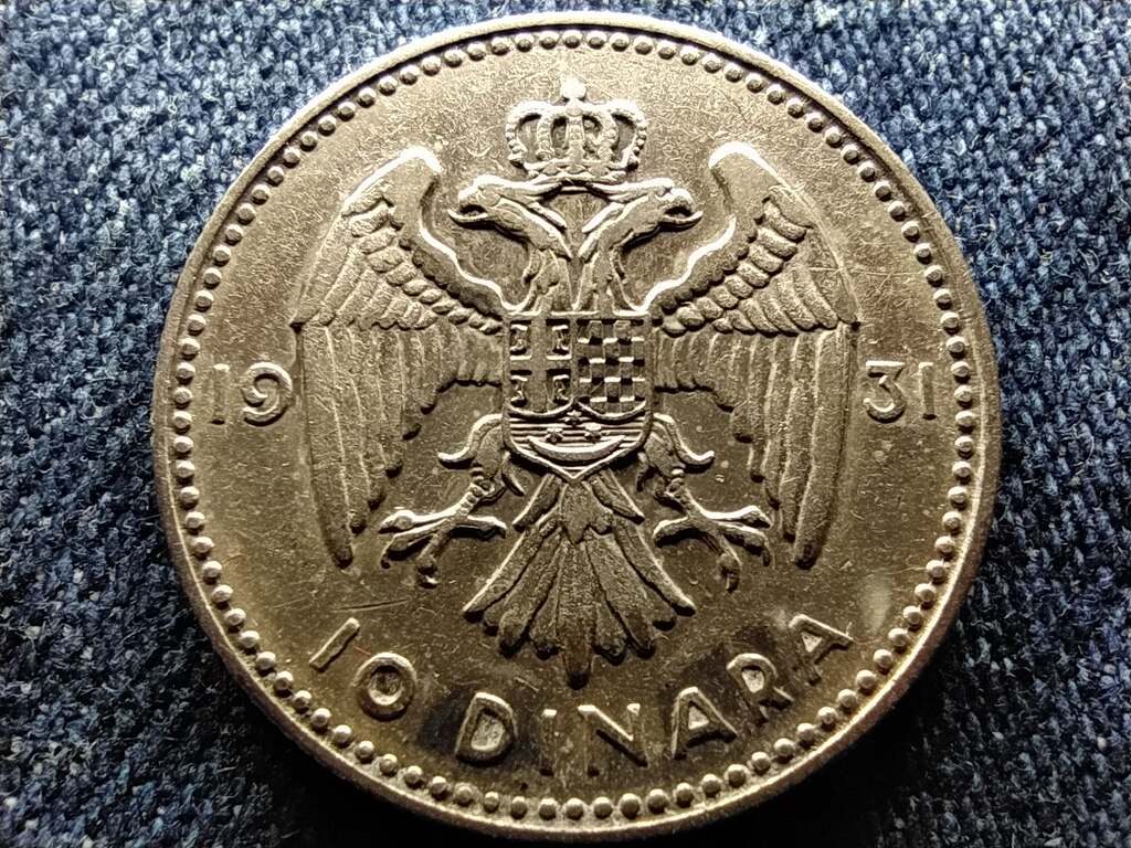 Jugoszl&aacute;via I. S&aacute;ndor (1921-1934) .500 ez&uuml;st 10 D&iacute;n&aacute;r