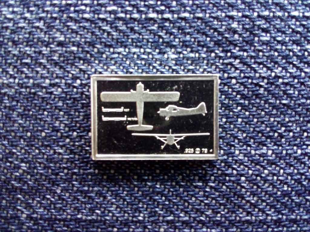 USA Franklin Rep&uuml;lős Mini-Ingot De Havilland Beaver .925 ez&uuml;st