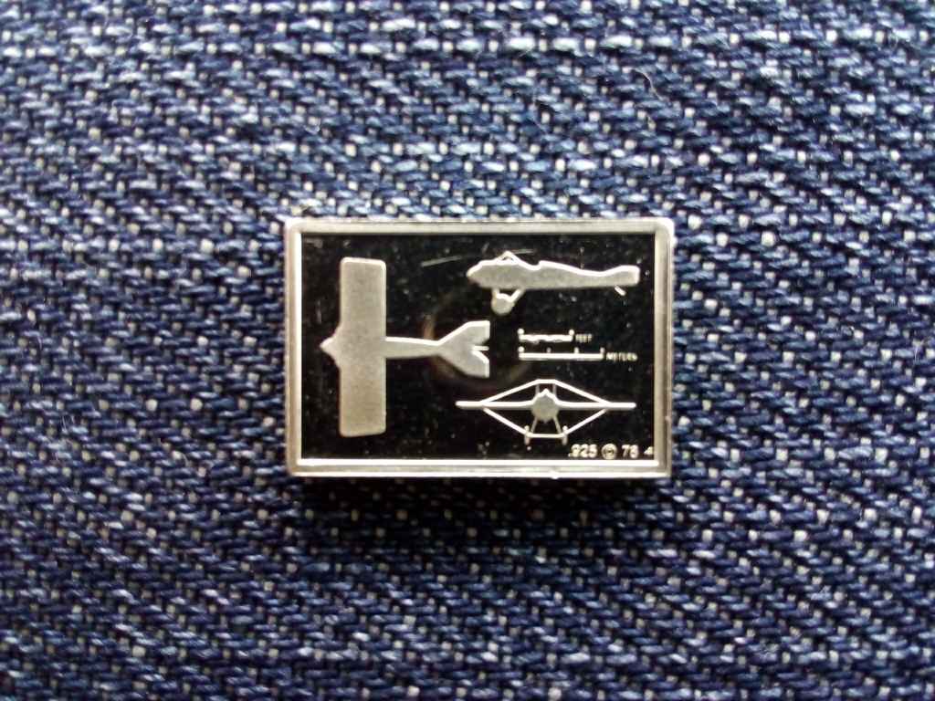 USA Franklin Rep&uuml;lős Mini-Ingot Deperdussin Monocoque .925 ez&uuml;st
