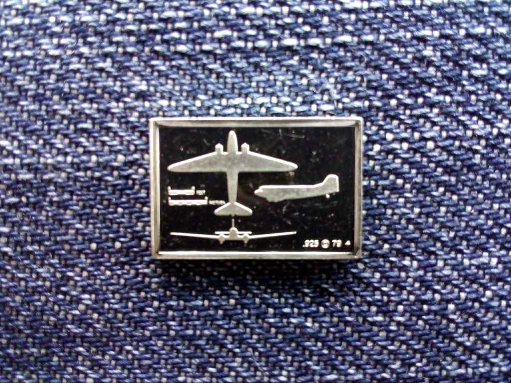 USA Franklin Rep&uuml;lős Mini-Ingot Douglas DC-3 .925 ez&uuml;st