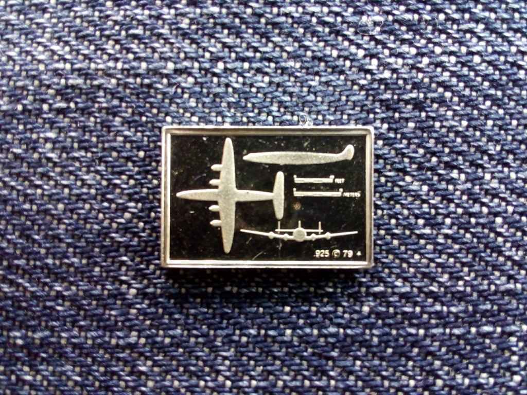 USA Franklin Rep&uuml;lős Mini-Ingot Lockheed Constellation .925 ez&uuml;st