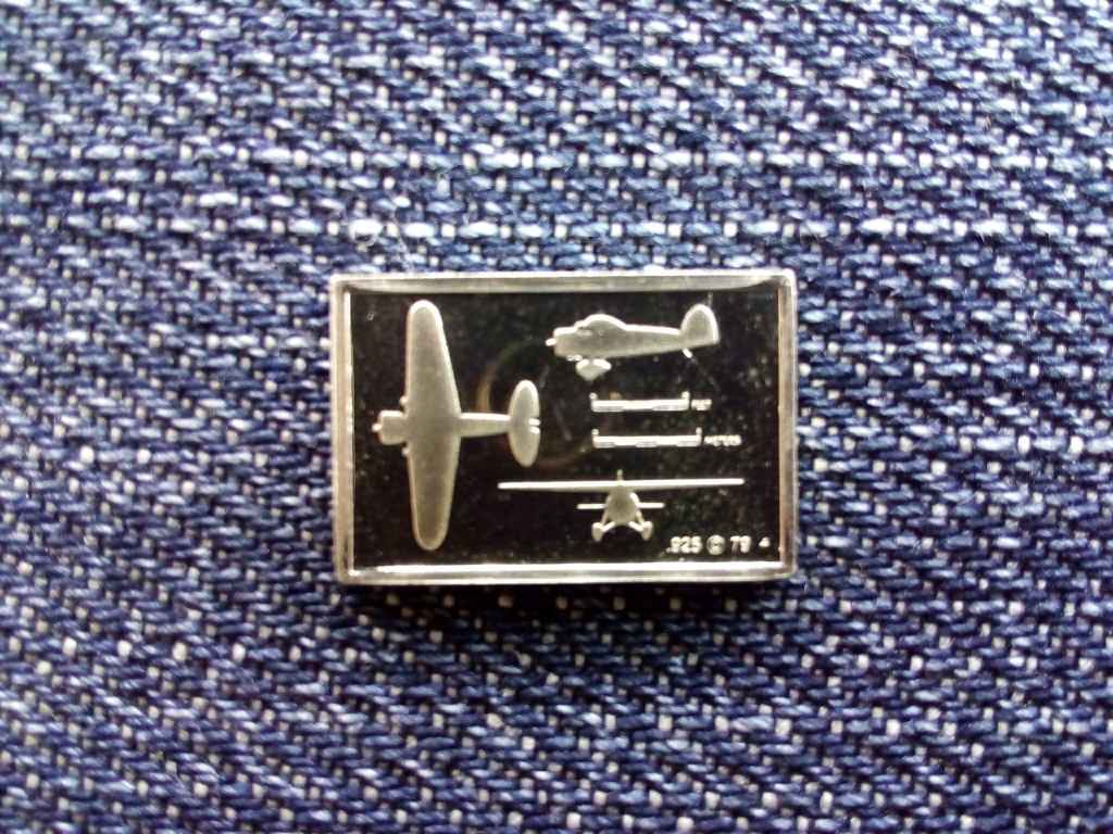 USA Franklin Rep&uuml;lős Mini-Ingot Lockheed Vega .925 ez&uuml;st