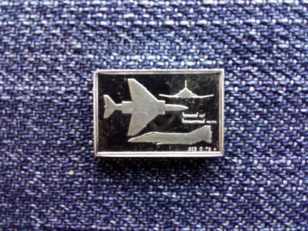 USA Franklin Rep&uuml;lős Mini-Ingot Gyűjtem&eacute;ny Phantom F-4 .925 ez&uuml;st