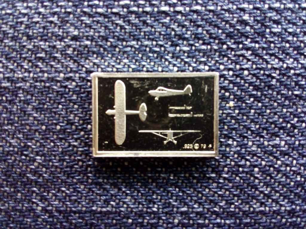 USA Franklin Rep&uuml;lős Mini-Ingot Piper Cub .925 ez&uuml;st