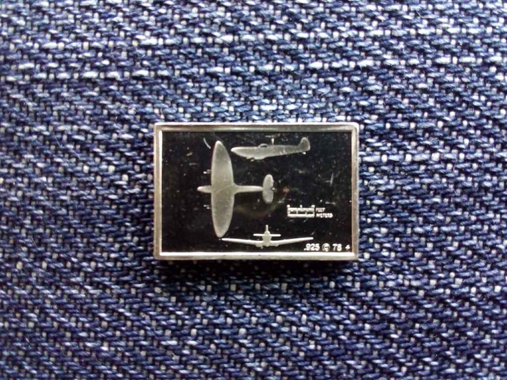 USA Franklin Rep&uuml;lős Mini-Ingot Spitfire .925 ez&uuml;st