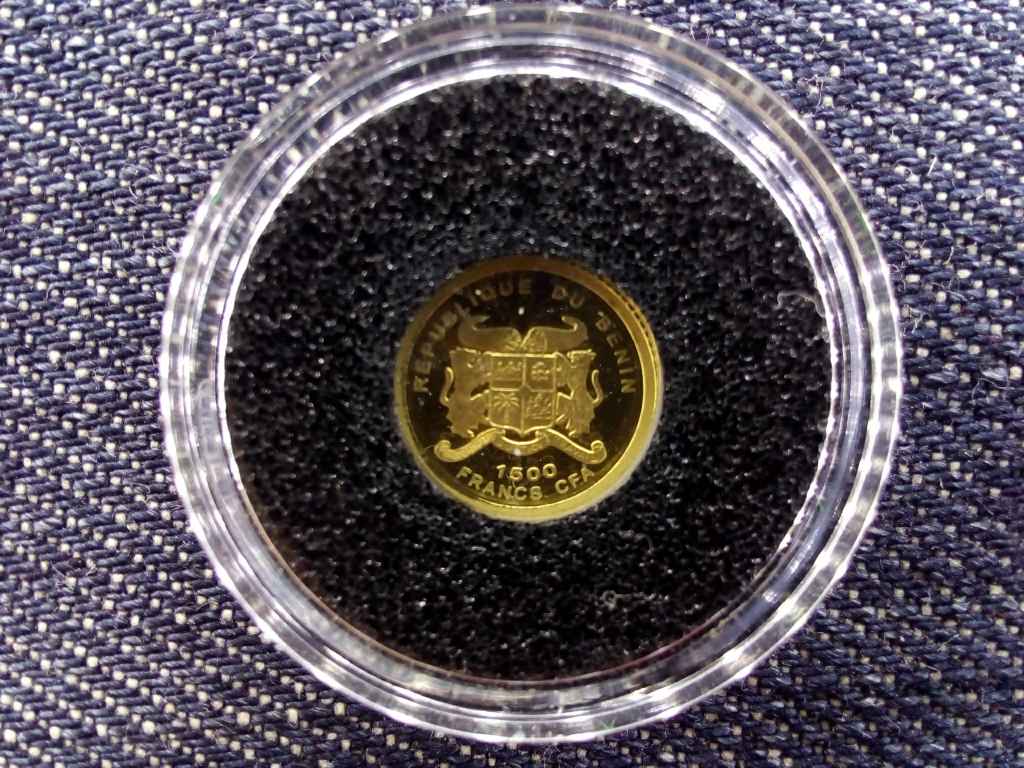 Benin P&aacute;rizsi Sorbonne Egyetem .999 arany 1500 Frank 0,5g