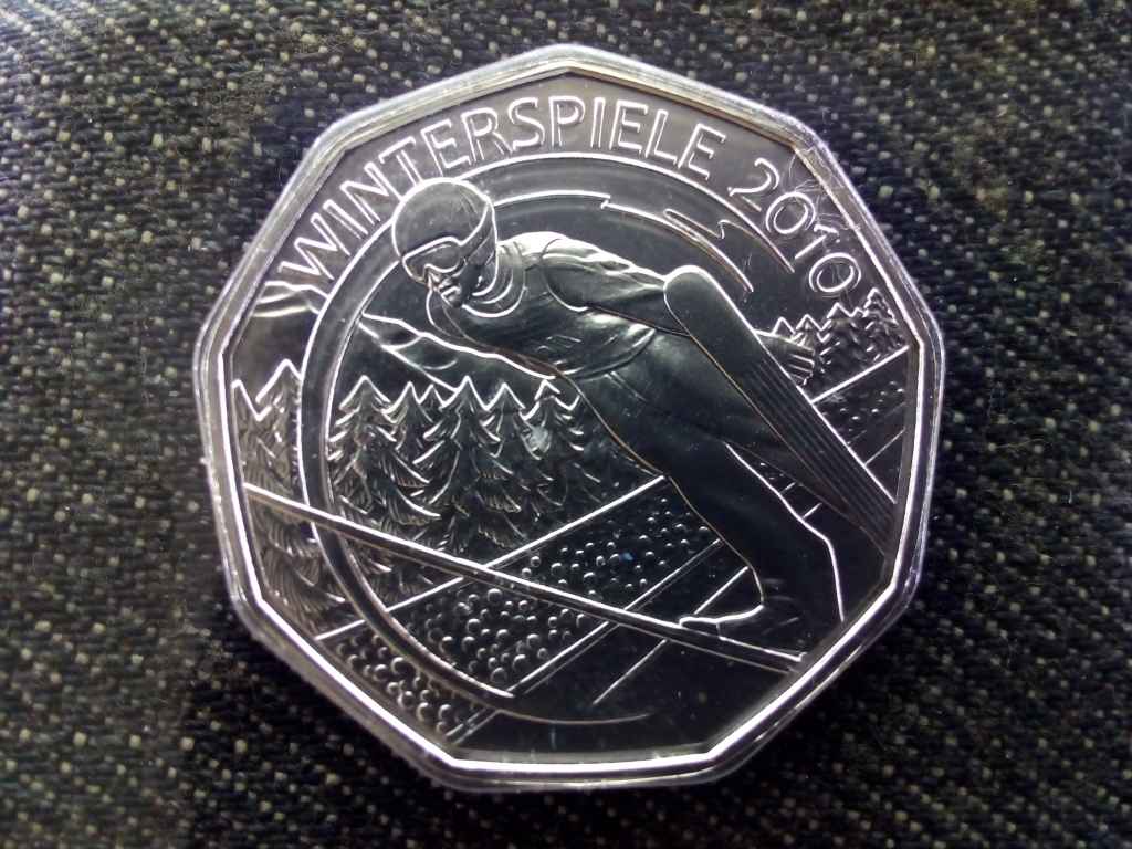 Ausztria 2010-es Olimpia Vancouver S&iacute;ugr&aacute;s .800 ez&uuml;st 5 Euro