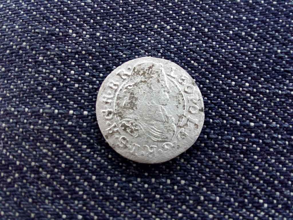 N&eacute;met-R&oacute;mai Birodalom Leopold I. cs&aacute;sz&aacute;r (1658-1705) ez&uuml;st 1 krajc&aacute;r