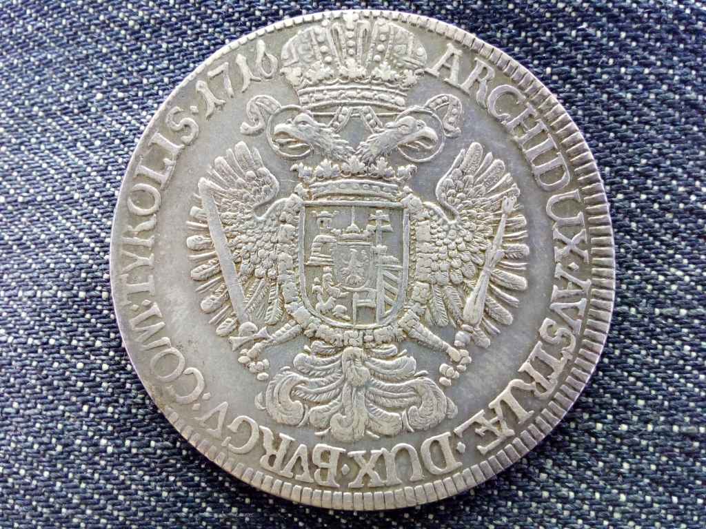 N&eacute;met-R&oacute;mai Birodalom Karl VI. cs&aacute;sz&aacute;r (1711-1740) ez&uuml;st 1 tall&eacute;r
