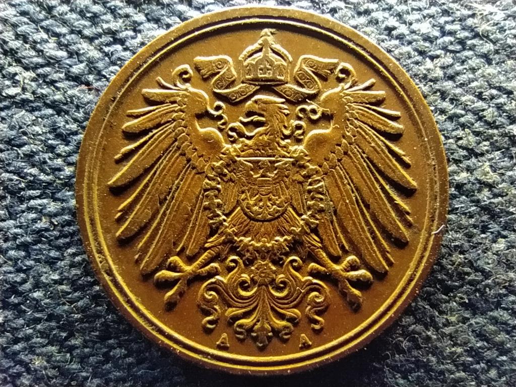 N&eacute;metorsz&aacute;g M&aacute;sodik Birodalom II. Vilmos (1888-1918) 1 Pfennig