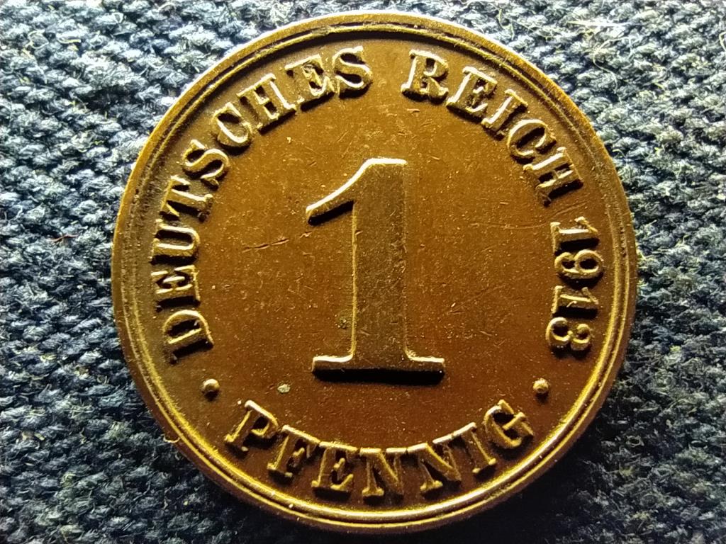 N&eacute;metorsz&aacute;g M&aacute;sodik Birodalom II. Vilmos (1888-1918) 1 Pfennig