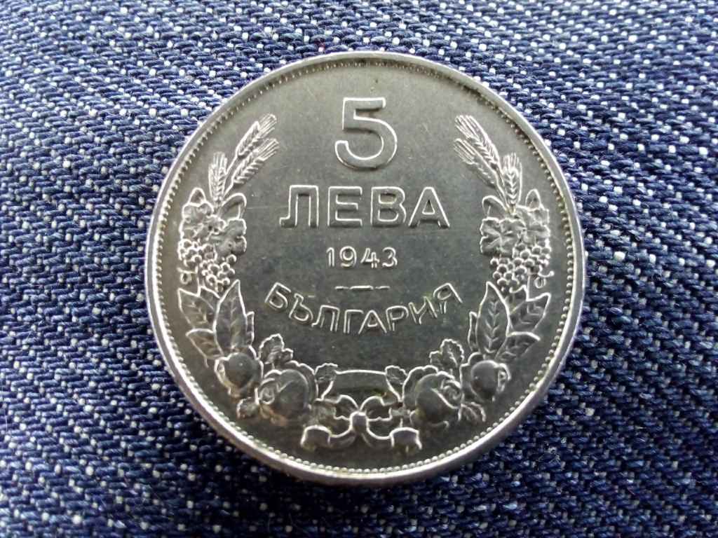 Bulg&aacute;ria III. Borisz (1913-1943) 5 Leva