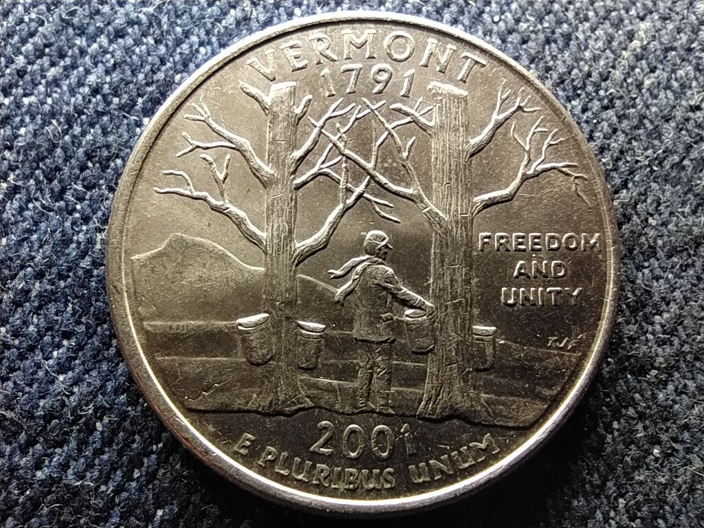 USA 50 State Quarters Vermont 1/4 Doll&aacute;r