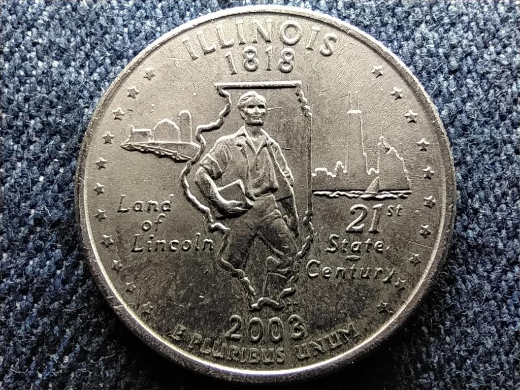 USA 50 State Quarters Illinois 1/4 Doll&aacute;r