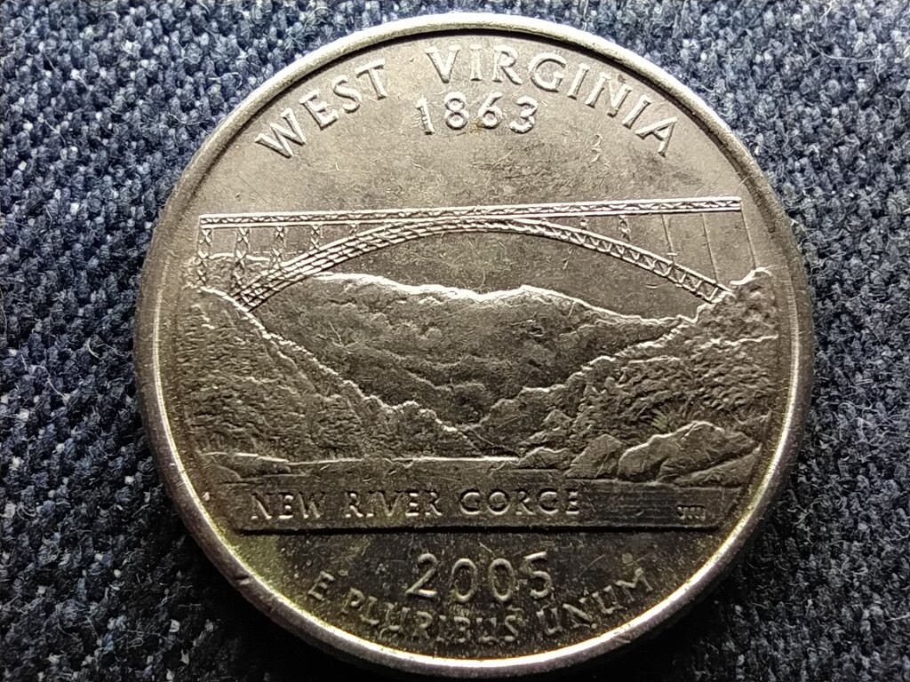 USA 50 State Quarters Nyugat-Virginia 1/4 Doll&aacute;r