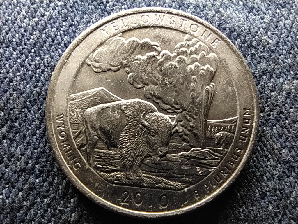 USA A gy&ouml;ny&ouml;rű Amerika Wyoming 1/4 Doll&aacute;r