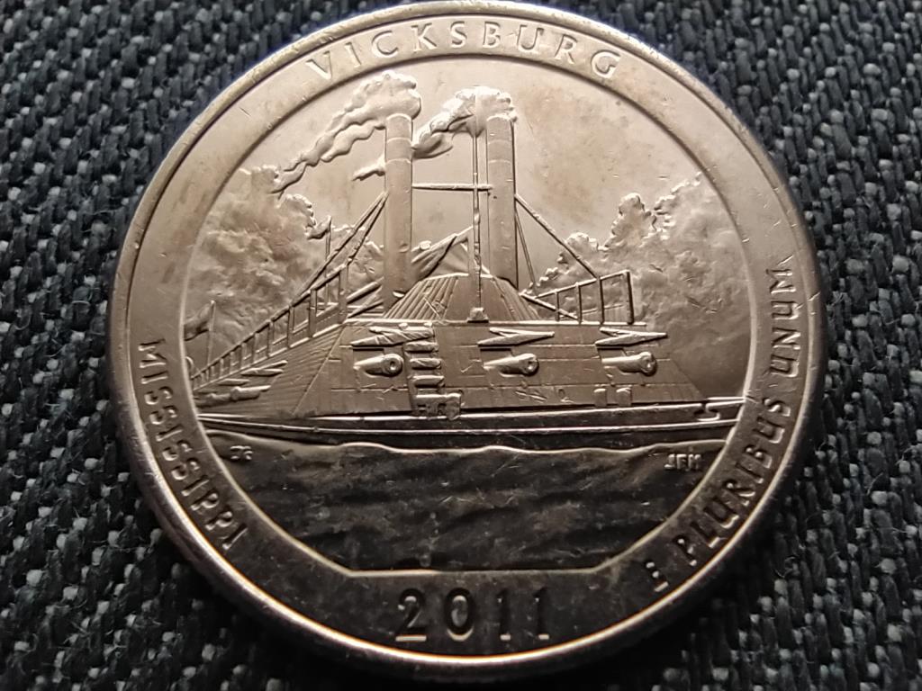 USA A gy&ouml;ny&ouml;rű Amerika Mississippi 1/4 Doll&aacute;r