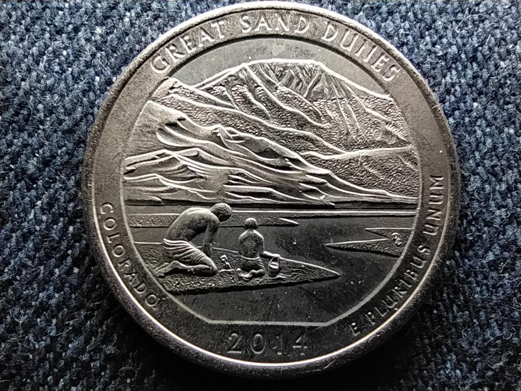 USA A gy&ouml;ny&ouml;rű Amerika Colorado 1/4 Doll&aacute;r