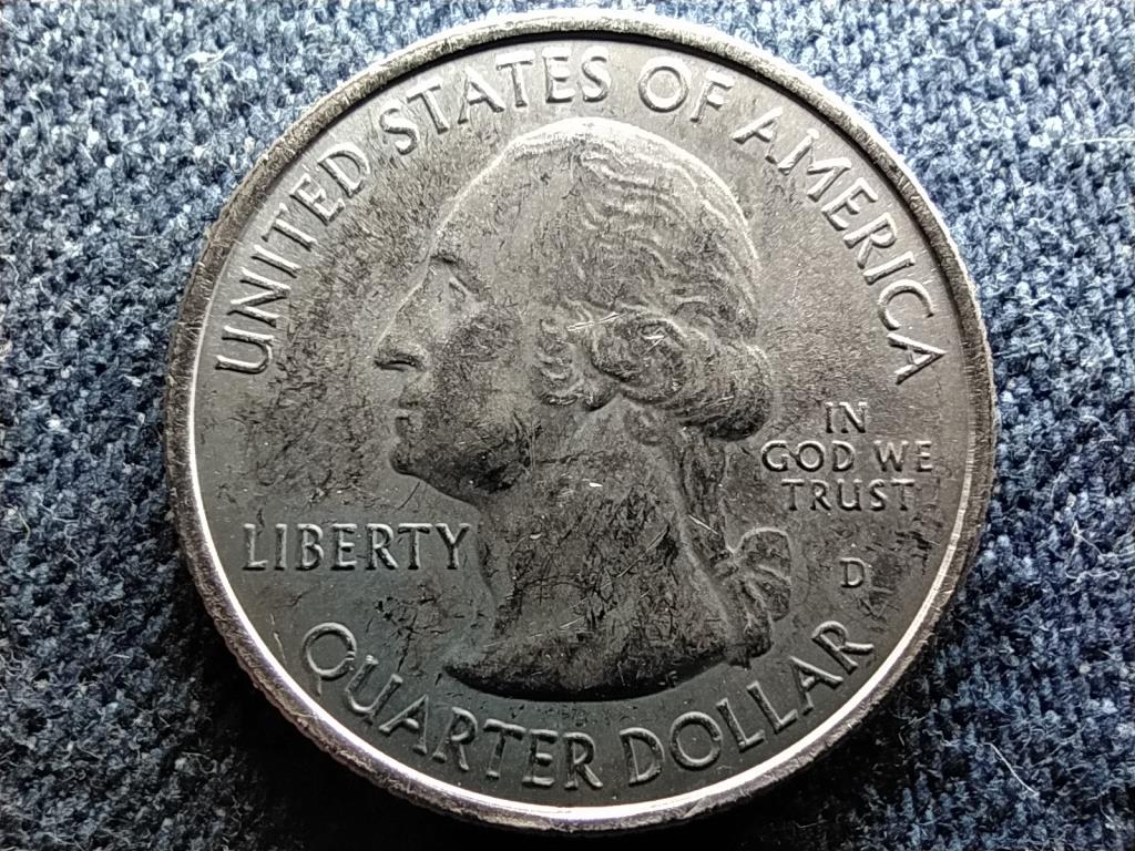 USA A gy&ouml;ny&ouml;rű Amerika D&eacute;l-Dakota 1/4 Doll&aacute;r