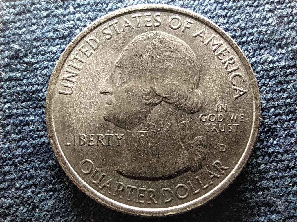 USA A gy&ouml;ny&ouml;rű Amerika Illinois 1/4 Doll&aacute;r