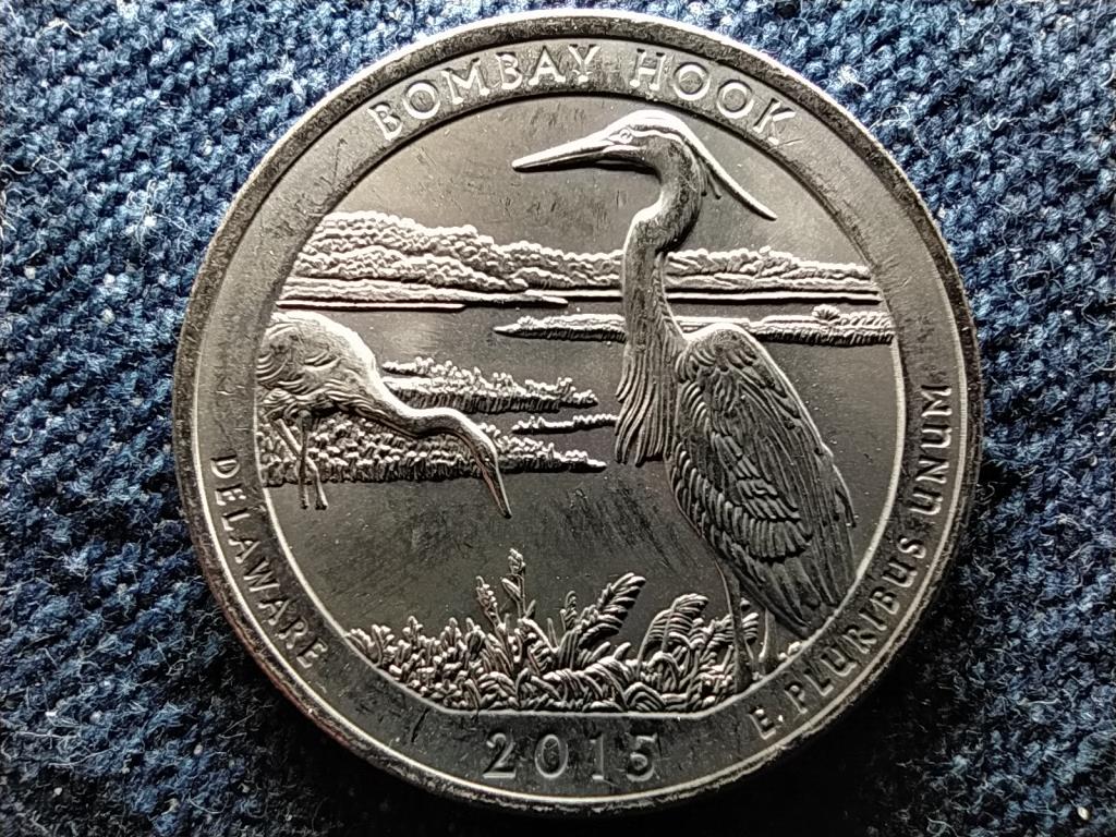 USA A gy&ouml;ny&ouml;rű Amerika Delaware 1/4 Doll&aacute;r