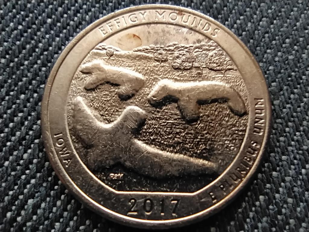 USA A gy&ouml;ny&ouml;rű Amerika Iowa 1/4 Doll&aacute;r