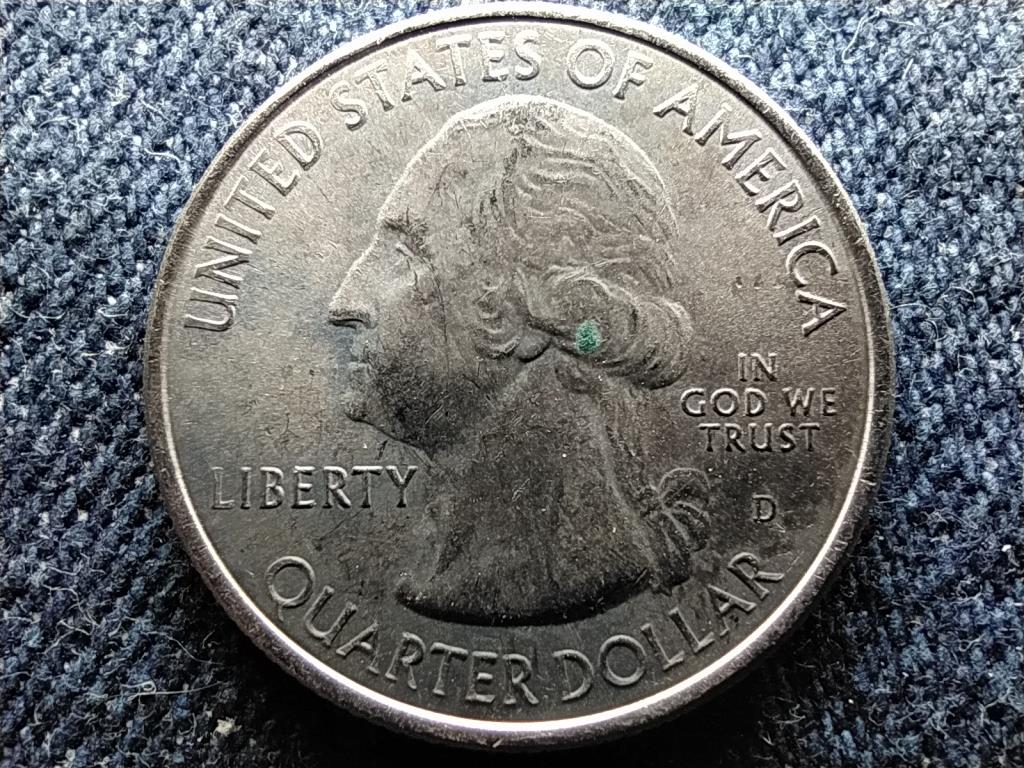 USA A gy&ouml;ny&ouml;rű Amerika &Eacute;szak-Dakota 1/4 Doll&aacute;r