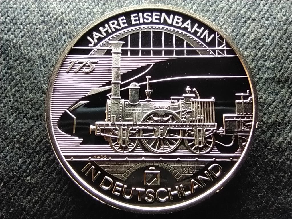 N&eacute;metorsz&aacute;g 175 &eacute;ves a Vas&uacute;t .925 ez&uuml;st 10 Euro