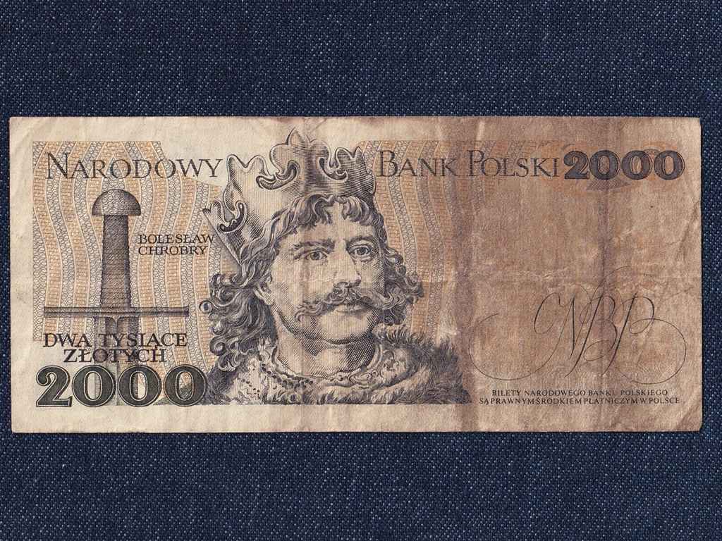 Lengyelorsz&aacute;g 2000 Zloty bankjegy