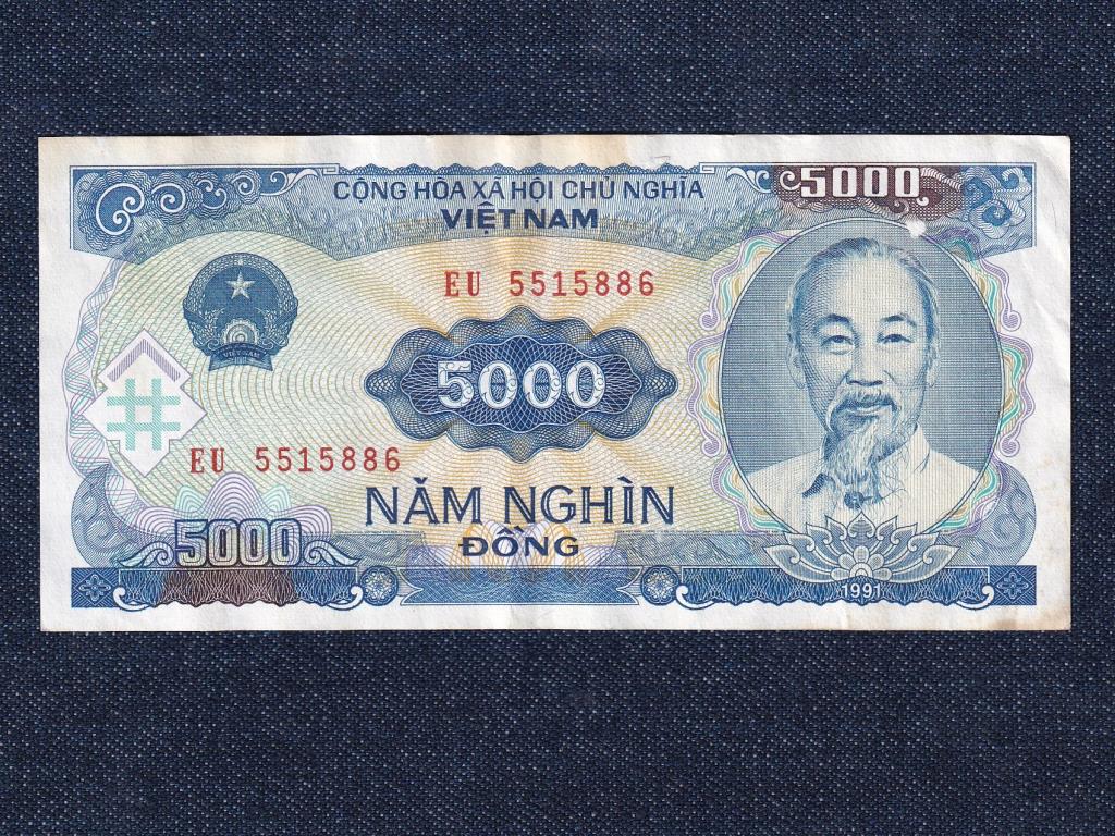 Vietn&aacute;m 5000 Dong bankjegy